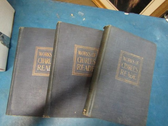 Works of Charles REade - vol 4,8, 9 of 9 - con 1022