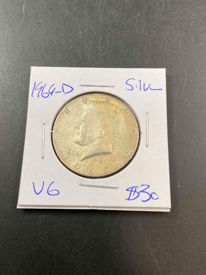 1969 - D Silver Kennedy Half - Con 346