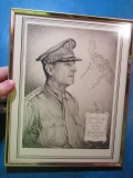 General MacArthur Framed Photo - con 995