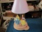 Vintage Disney Princesses Lamp - Rotates / Sound / Works _ Not shipped _ con 672