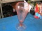 Vintage Pink Depression Glass Parfait Tumbler _ Not shipped _ con 1128