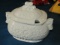Vintage Collectible Lovely Small Gravy Soup Tureen -Retro - Missing Spoon _ Not shipped _ con 788