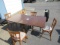 Vintage Drop Leaf Table and 4 Chairs - Will NOT Ship - con 60