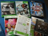 Lot of 7 Games Wii, XBOX, Sims, Playstation - con 1075