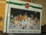 Traditions 21 Pieces Santa Village - Will NOT Ship - con 317