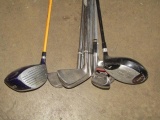 Assorted golf clubs _ Not shipped _ con 5