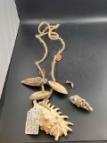 Shell Necklace Made from Beaches in Washington - con 686