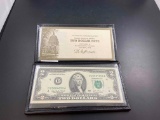 Authentic UNC US $2.00 Note - con 346