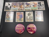 Husky Rose Bowl Pins and Football Cards - con 962