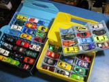 48 Assorted Cars w/2 Cases and 4 Trays - con 1033