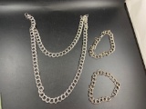 Long Charm Necklace 2 Charm Bracelets - con 1080