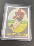 Jim Brown Rookie Card Reprint - con 346