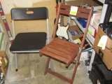 2 Folding Chairs - Will NOT Ship - con 991