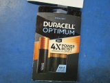 New Duracell Optimum Batteries Resealable AA - con 1066