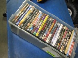 Misc DVD's & Storage Tote - Con 998 - Will Not Be Shipped