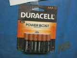 New Duracell Batteries AAA 12 Pk - con 1093