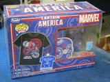 Marvel Funko Art Series with Large T Shirt Captain America Target Exclusive - con 875