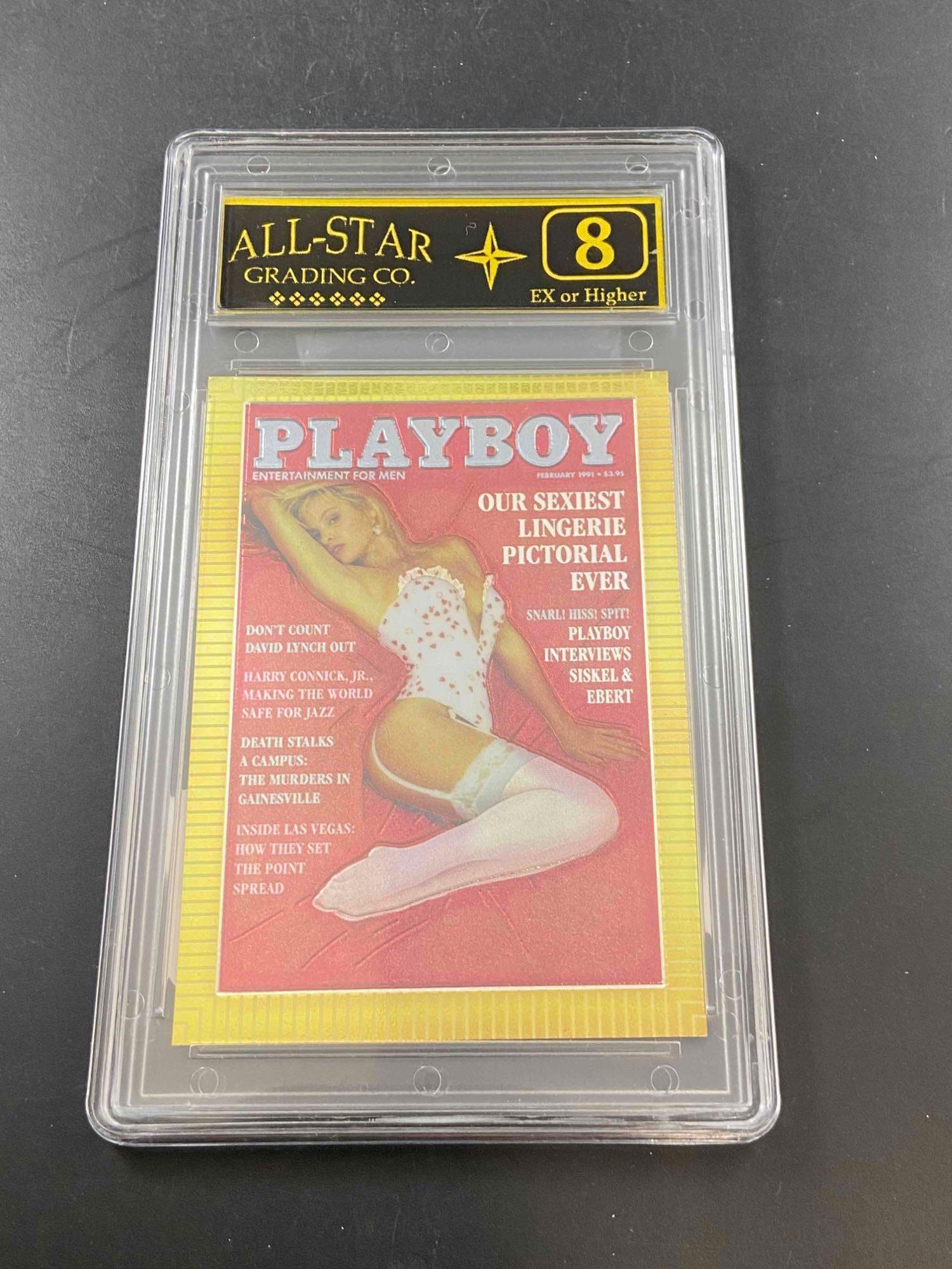 Graded Anna Nicole Smith Playboy Card - con 346 | Proxibid