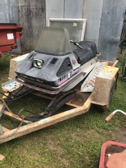 Cheetah Snowmobile & Trailer