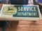 Old John Deere Parts Dept. Sign Lighted