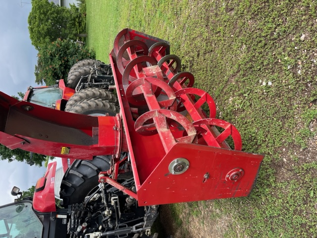 Front View Case IH 1660 Combine Snow Blower