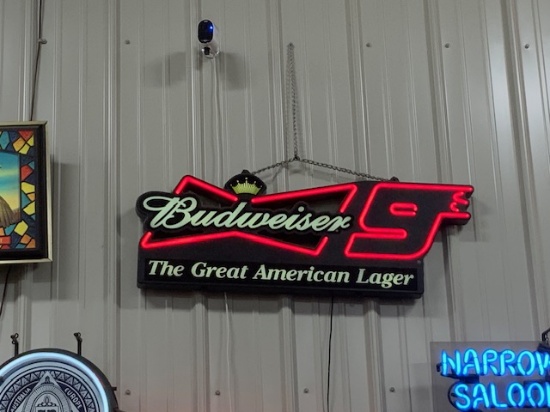 Budweiser Great American Lager Sign