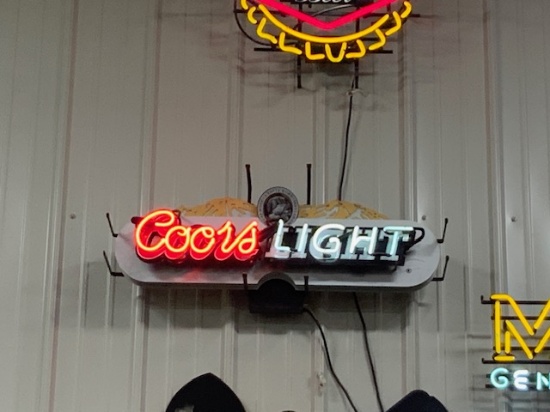 Coors Light 33 x 12 Sign