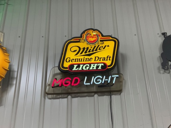 Miller Genuine Draft Light 26 x 24