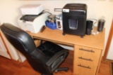 Desk, Printer, Shedder, Office Supplies