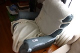 Blue Electric Recliner