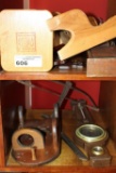 Thermometer, Barometer, And Other Wood Items