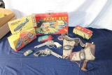 (2) Box Lots Of Vintage Toys And Gene Autry Cap Gun