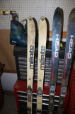 (2) Sets Skis And (1) Pair Boots