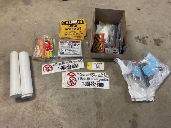 Assorted lot labels