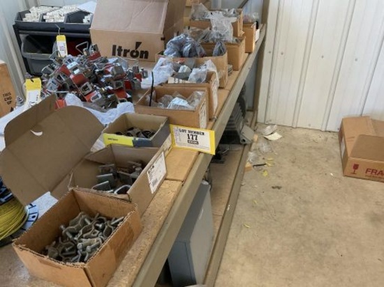 Assorted lot electrical hardware