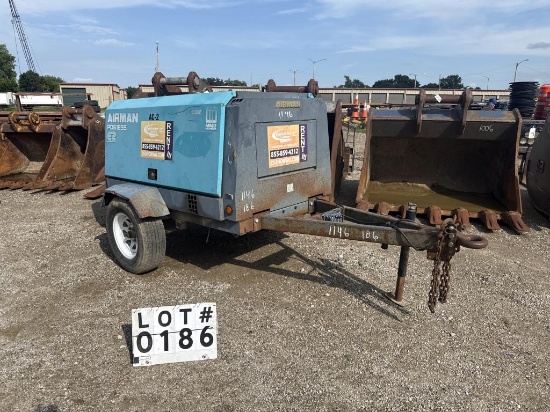 Airmann portable air compressor model PDS185S,