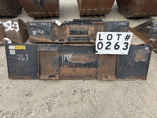 Skid loader bucket