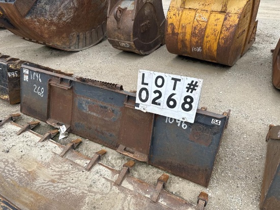 Skid loader bucket