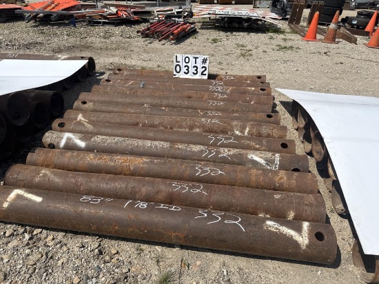 Spreader bars for trench schields