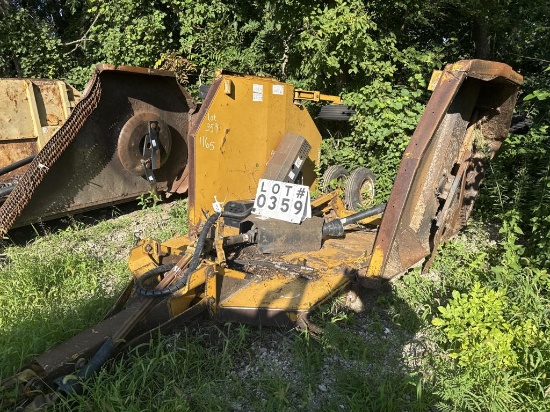 Batwing mower