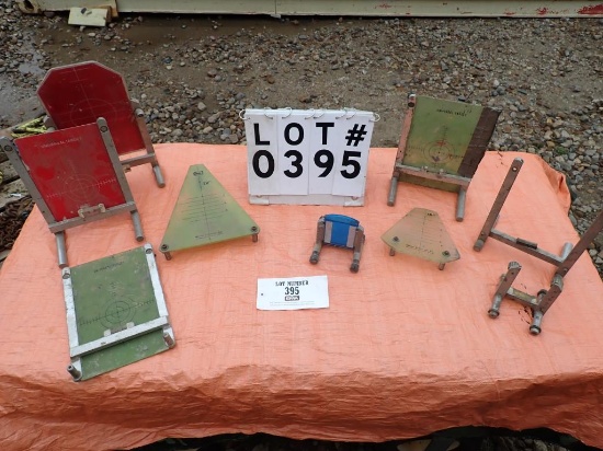 Assorted Pipe laser targets.