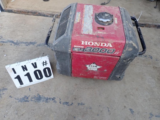 Honda Inverter generator Model EU3000 IS,