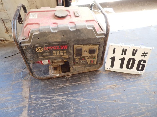 Chicago pneumatic generator. Model CPPG 2.5 W.,