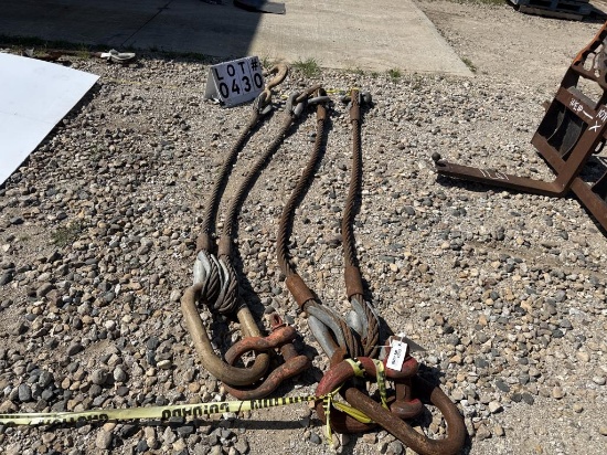 Assorted lifting cable slings
