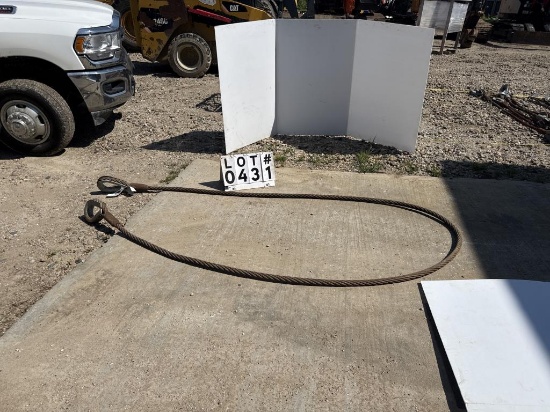 Cable lifting sling