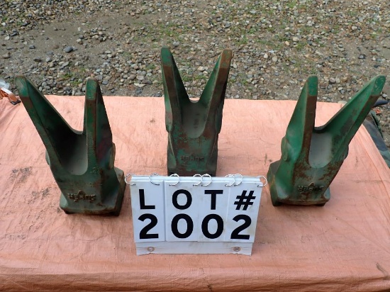 (3) New assorted frost excavator bucket.