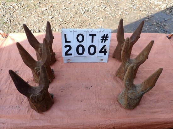 (6) ESCO frost excavator bucket teeth
