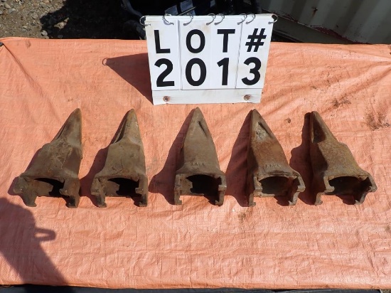 (5) Excavator bucket teeth