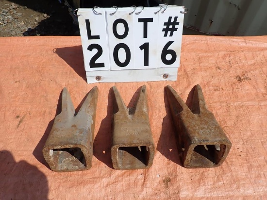 (3) Excavator bucket teeth