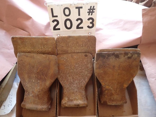 (6) Spade excavator bucket teeth